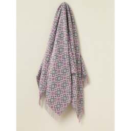Bronte By Moon Pure New Wool Throw - Dartmouth - Heather - thumbnail 2
