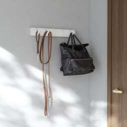 Umbra Flip 5 Hook Coat Rack - White/White - thumbnail 7