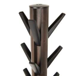 Umbra Flapper Coat Stand - Black/Walnut - thumbnail 7