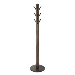 Umbra Flapper Coat Stand - Black/Walnut - thumbnail 3
