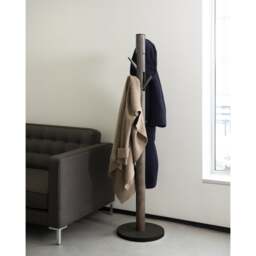 Umbra Flapper Coat Stand - Black/Walnut - thumbnail 4