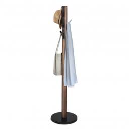 Umbra Flapper Coat Stand - Black/Walnut