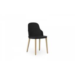 Normann Copenhagen Allez Chair - Black - Lacquered Oak Legs - Polyamide Seat Colour: Black, Leg Colour: Lacquered Oak, Seat Option: Polyamide - thumbnail 2
