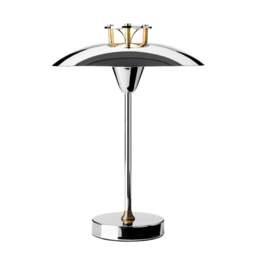 Halo Design Mini Stepp 1-2-3 Battery Table Lamp Colour: Chrome