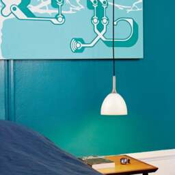 Halo Design Bellevue Pendant Light - O24 - Opal Glass - thumbnail 3