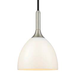 Halo Design Bellevue Pendant Light - O24 - Opal Glass