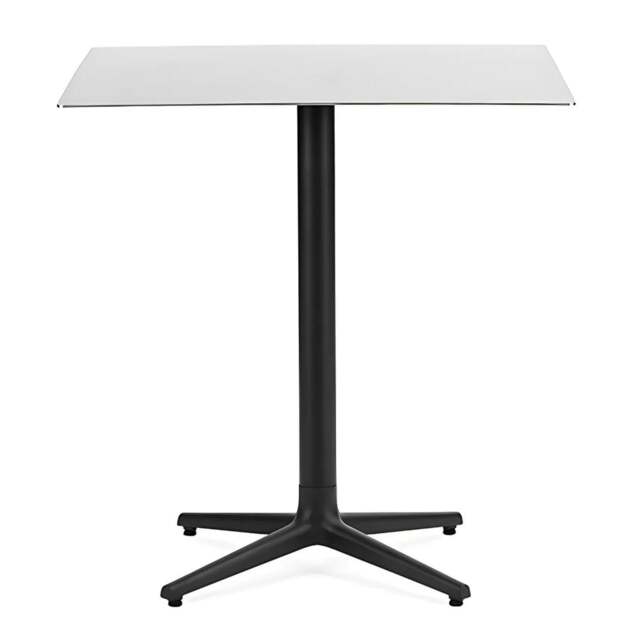 Normann Copenhagen Allez Square Cafe Table - 4 Leg - H75 70 x 70 cm - Stainless Steel Tabletop Colour: Stainless Steel - image 1