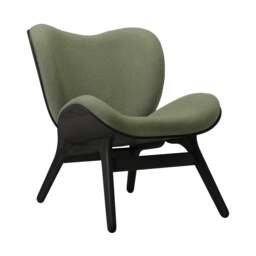 Umage A Conversation Piece Armchair - Low - Black Oak - Morning Meadows Colour: Morning Meadows - thumbnail 1