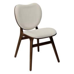 Umage A Conversation Piece Dining Chair - Dark Oak - White Sands Colour: White Sands - thumbnail 1
