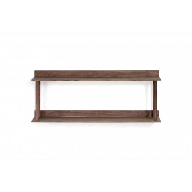 Wireworks Platform 2 Wall Shelf - Walnut - image 1