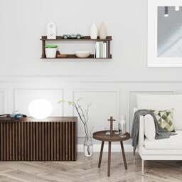 Wireworks Platform 2 Wall Shelf - Walnut - thumbnail 3