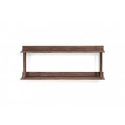 Wireworks Platform 2 Wall Shelf - Walnut