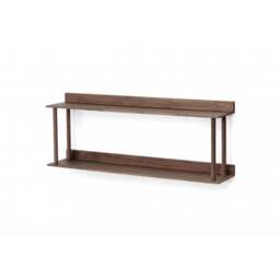 Wireworks Platform 2 Wall Shelf - Walnut - thumbnail 2
