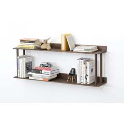 Wireworks Platform 2 Wall Shelf - Walnut - thumbnail 6