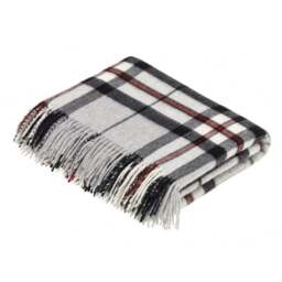 Bronte By Moon Grey Thompson Merino Lambswool Throw