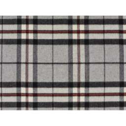 Bronte By Moon Grey Thompson Merino Lambswool Throw - thumbnail 2