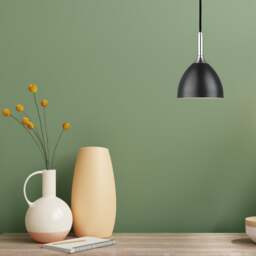 Halo Design Bellevue Pendant Light - O14 - Black/Chrome - thumbnail 2