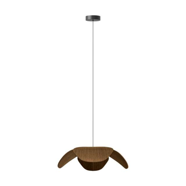 Umage Forget Me Not Pendant Shade with Rosette Mini Canopy - Large - Dark Oak Colour: Dark Oak - image 1