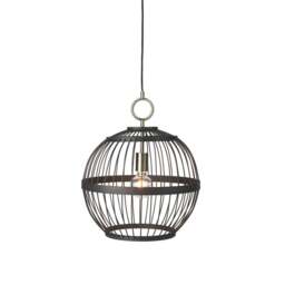 Halo Design Stockholm Nordic Edition Pendant Light - O 40cm Size:  40cm, Colour: Black Oil
