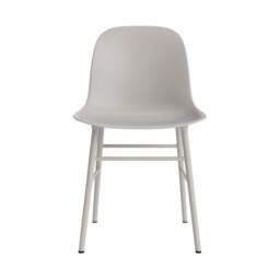 Normann Copenhagen Form Chair - Warm Grey - Warm Grey Legs Shell Colour: Warm Grey, Leg Colour: Matching Shell Colour - thumbnail 2