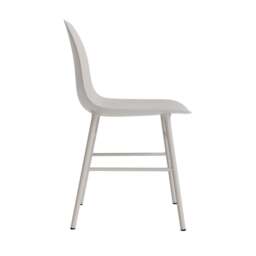 Normann Copenhagen Form Chair - Warm Grey - Warm Grey Legs Shell Colour: Warm Grey, Leg Colour: Matching Shell Colour - thumbnail 3