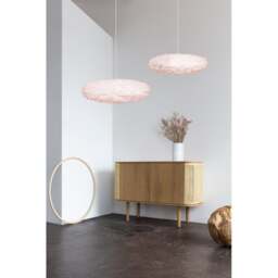 Umage Eos Esther Feather Pendant Shade - Light Rose - Large with White Cord Set With or Without Cord Set: With White Cord Set - thumbnail 5
