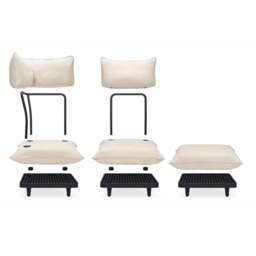 Fatboy Paletti Outdoor Lounge Sofa - Cacao Stripe - thumbnail 6