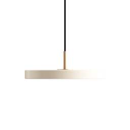 Umage Asteria Mini Pendant Light - Pearl White Asteria Detail: Brass - thumbnail 2