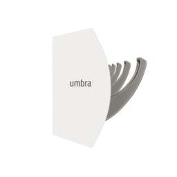 Umbra Flip 5 Hook Coat Rack - White/Nickel - thumbnail 5