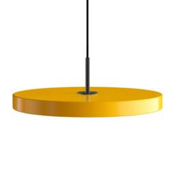 Umage Asteria Pendant Light - Saffron Yellow (plus black detail) Asteria Detail: Black