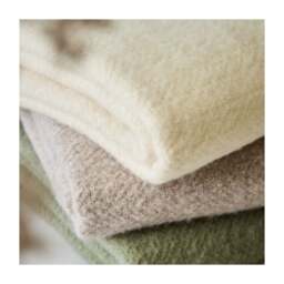 Tweedmill Textiles Moorland Pure New Wool Throw - Cream - thumbnail 5