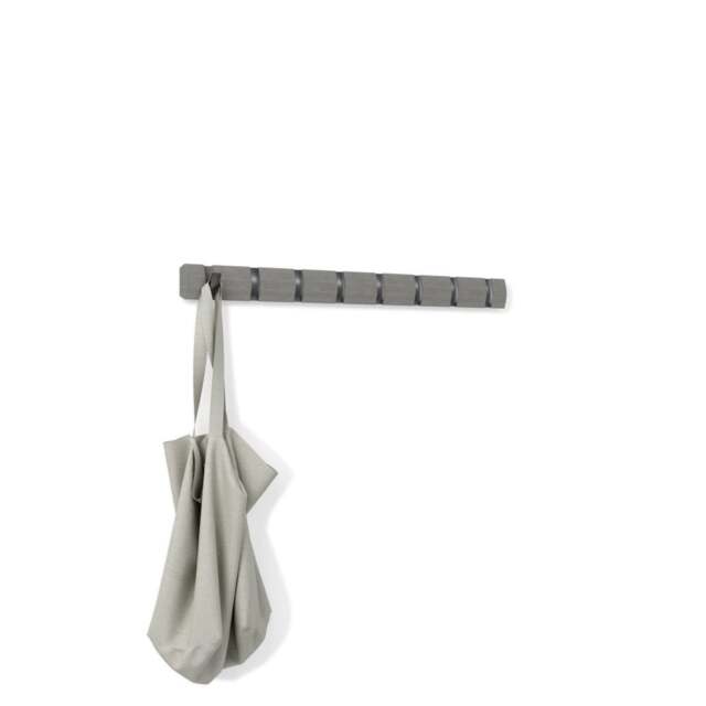 Umbra Flip 8 Hook Coat Rack - Grey/Pewter - image 1