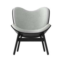 Umage A Conversation Piece Armchair - Low - Black Oak - Sterling Colour: Sterling - thumbnail 2