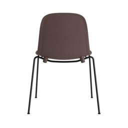 Normann Copenhagen Form Chair - Stacking - Brown - Black Steel Legs Shell Colour: Brown - thumbnail 4