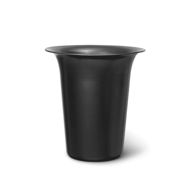 Ferm Living Spun Alu Blackened Aluminimum Basket/Plant Pot - High - 37.5cm - image 1
