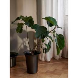 Ferm Living Spun Alu Blackened Aluminimum Basket/Plant Pot - High - 37.5cm - thumbnail 2