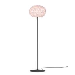 Umage Eos Floor Lamp - Light Rose Feather Eos Medium/Black Sante Stand - thumbnail 1
