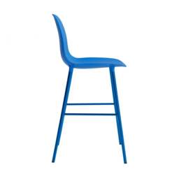 Normann Copenhagen Form Bar Chair - 65cm - Bright Blue Shell Colour: Bright Blue - thumbnail 3