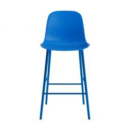Normann Copenhagen Form Bar Chair - 65cm - Bright Blue Shell Colour: Bright Blue - thumbnail 2