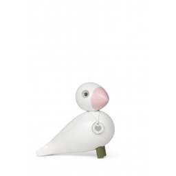 Kay Bojesen Love Songbird - 15.5cm - White/Rose - thumbnail 2