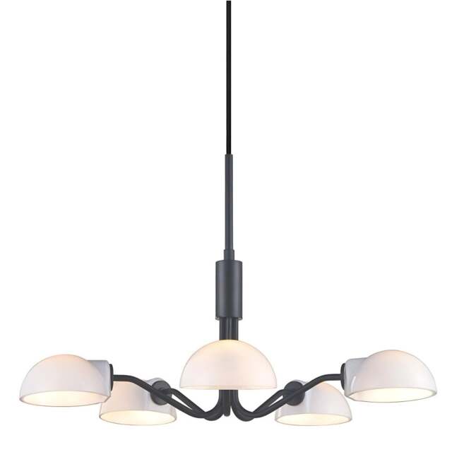 Halo Design Copenhagen 5 Light Chandelier - O50 cm - Black Colour: Black - image 1