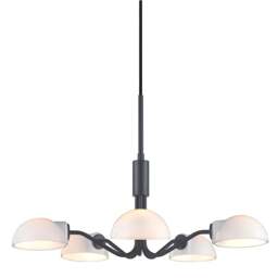 Halo Design Copenhagen 5 Light Chandelier - O50 cm - Black Colour: Black - thumbnail 1
