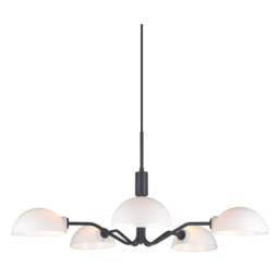 Halo Design Copenhagen 5 Light Chandelier - O50 cm - Black Colour: Black - thumbnail 4