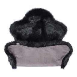 Helen Moore Luxury Faux Fur Skin/Throw - Small - Ebony Size: Small - thumbnail 2