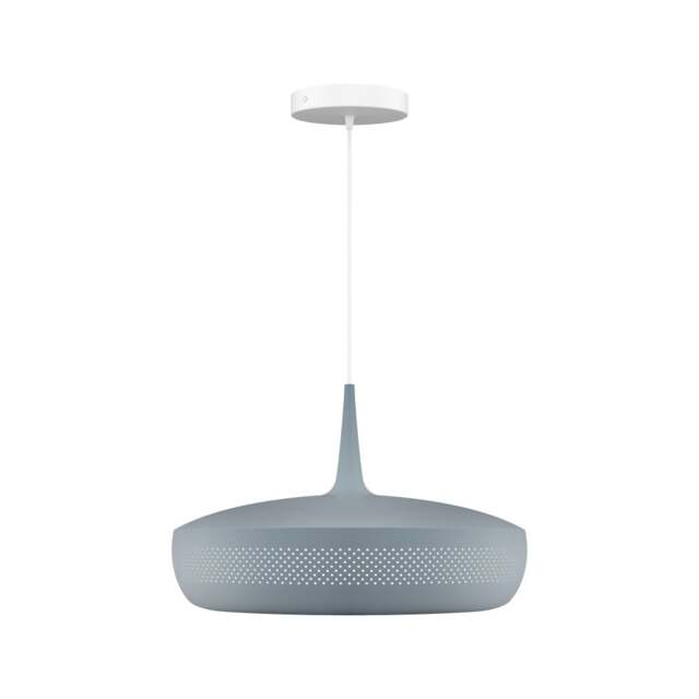 Umage Clava Dine Pendant Light - Slate with White Rosette Cord Set With or Without Cord Set: With White Rosette Cord Set - image 1