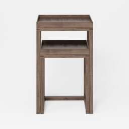 Wireworks Nest of 2 Side Tables - Walnut - thumbnail 5