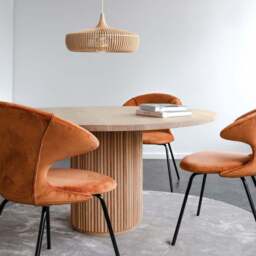 Umage Clava Dine Wood Pendant Light - Natural Oak with White Cord Set With or Without Cord Set: With White Cord Set