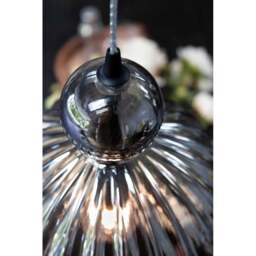 Halo Design Ball Ball Pendant Light - O 32cm - Smoke Size: O 32cm, Colour: Smoke - thumbnail 2