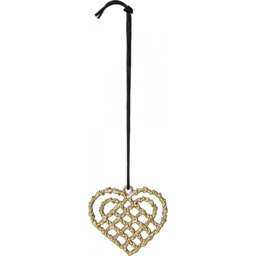 Rosendahl Copenhagen Karen Blixen Christmas Heart Hanger - Gold Plated