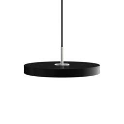 Umage Asteria Mini Pendant Light - Black (plus steel detail) Asteria Detail: Steel